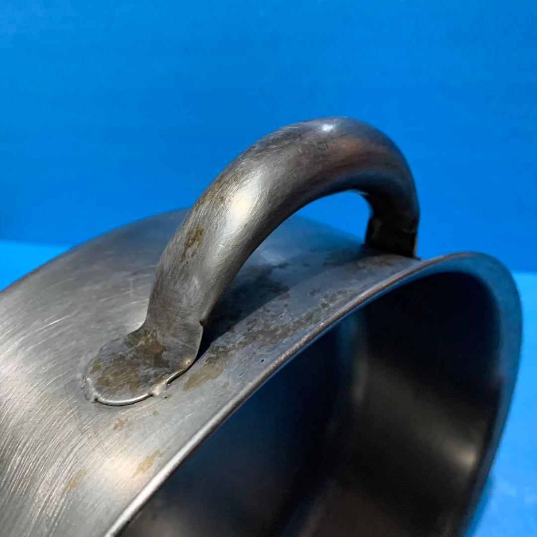 ①EBM モリブデンジ２ 30cm ステンレス フライパン 片手鍋