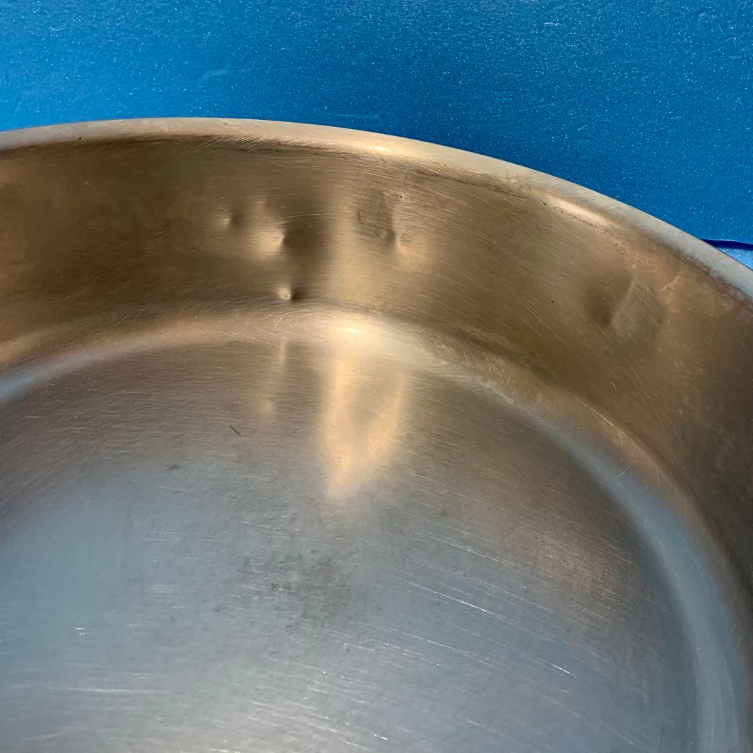 ①EBM モリブデンジ２ 30cm ステンレス フライパン 片手鍋