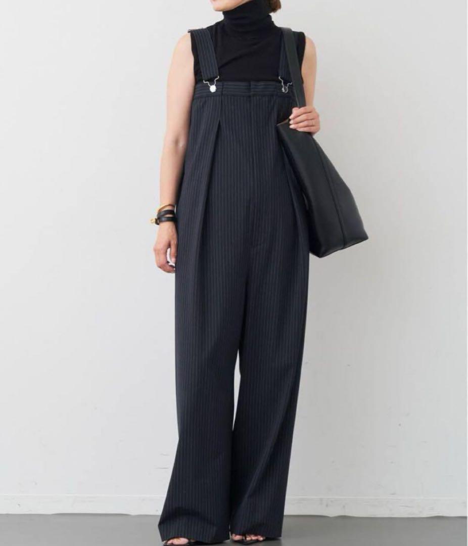 美品　Deuxieme Classe PROVOKE ネイビー サロペット