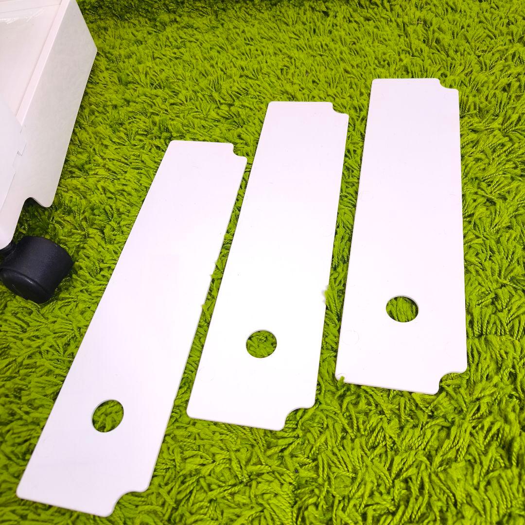 【正規品】B-LINE ボビーワゴン 3段3トレイ ホワイト