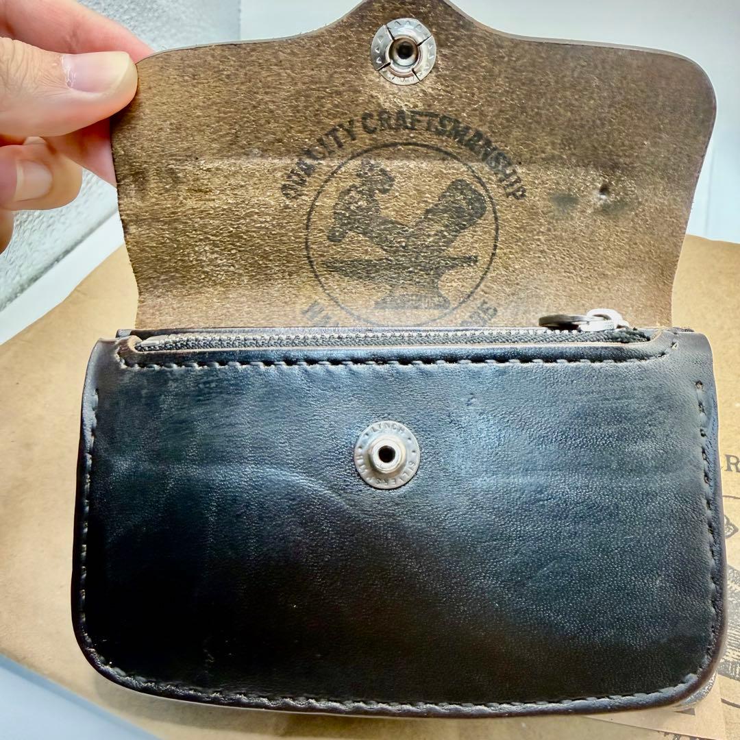 ギャラ付き　リンチシルバースミス　レザーウォレット　財布