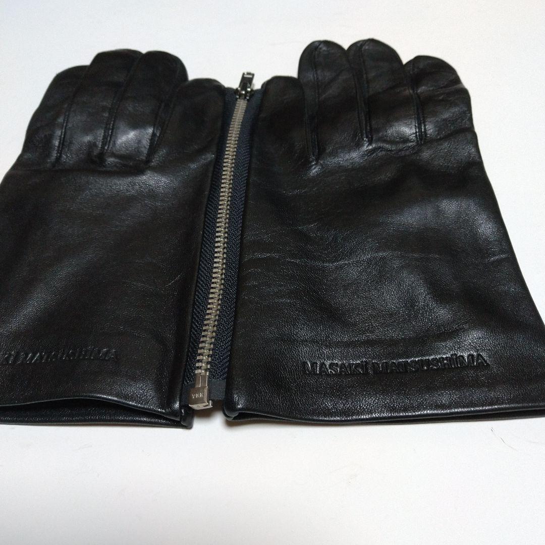 MASAKI HATSUSHIMA ブラックレザー手袋