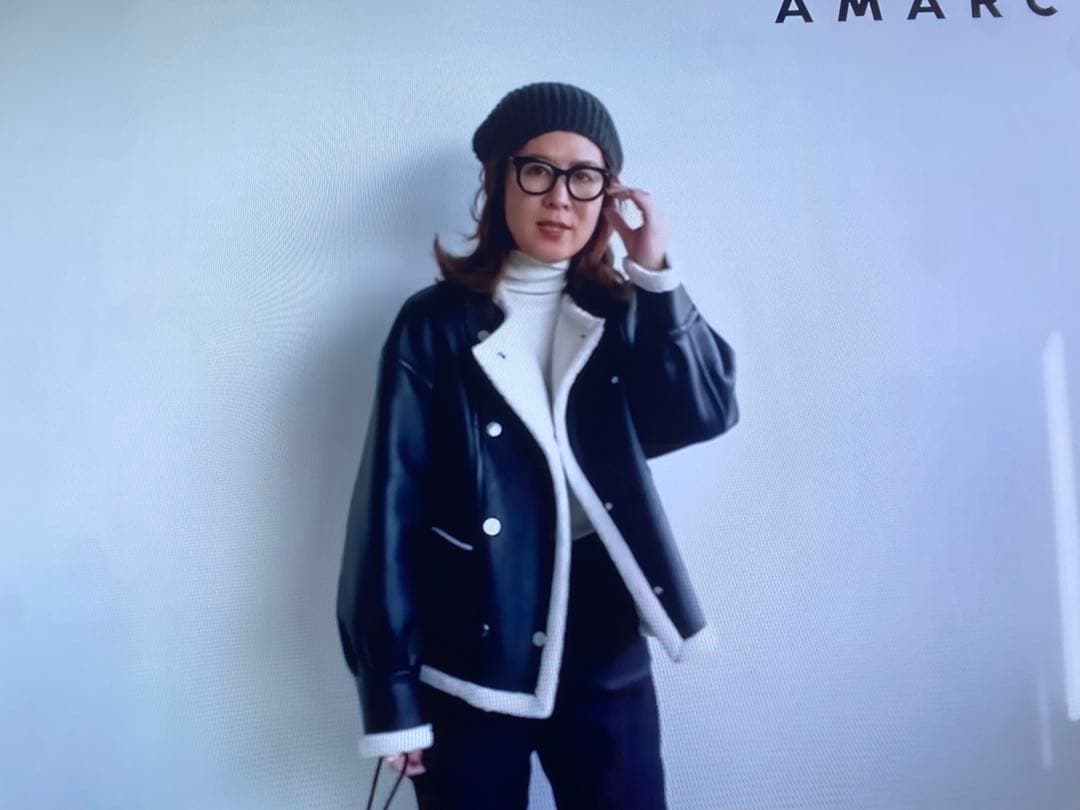 アッパーハイツ　ブラックレザージャケット