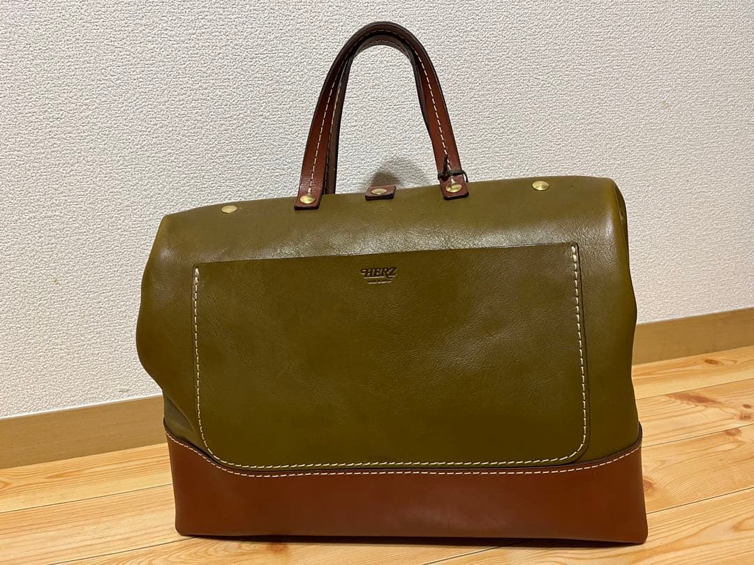 【HERZ】口枠ボストンバッグ(V-8)