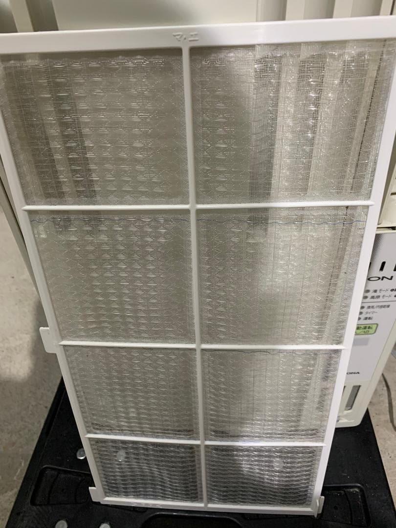 CORONA 窓用エアコン CW-1612　窓枠アリ　純正リモコン付き