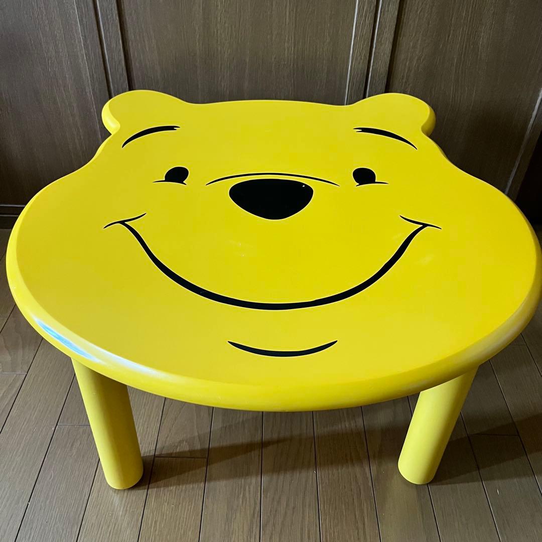 レトロ　くまのプーさん　テーブル　フェイステーブル