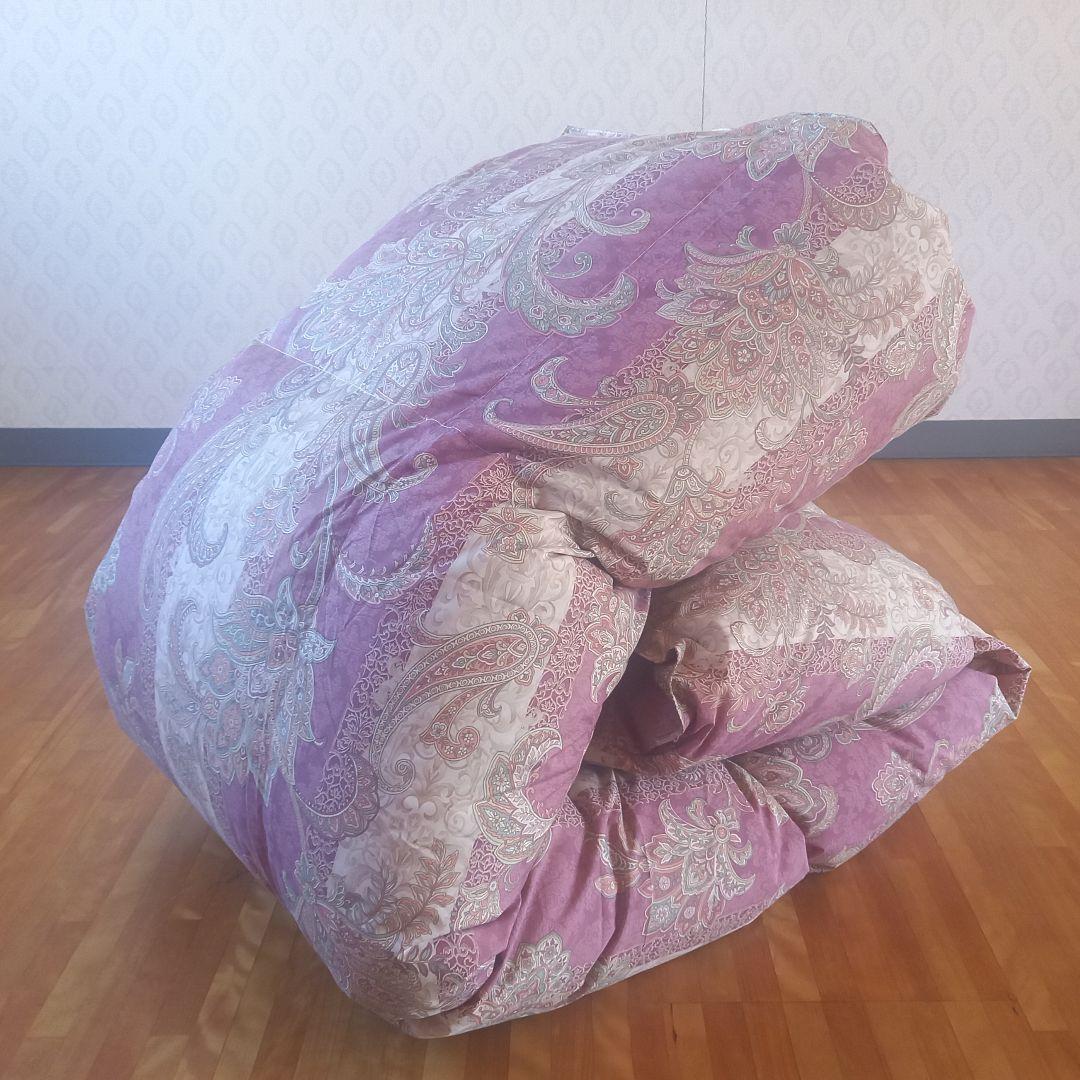 羽毛布団 増量 SDGS リフレッシュ羽毛 高密度生地 清潔 安心 日本製A⑤