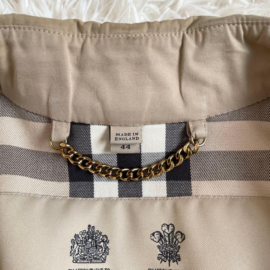 美品　サンドリンガム　バーバリー　トレンチコート　ノバチェック　ハニーベージュ