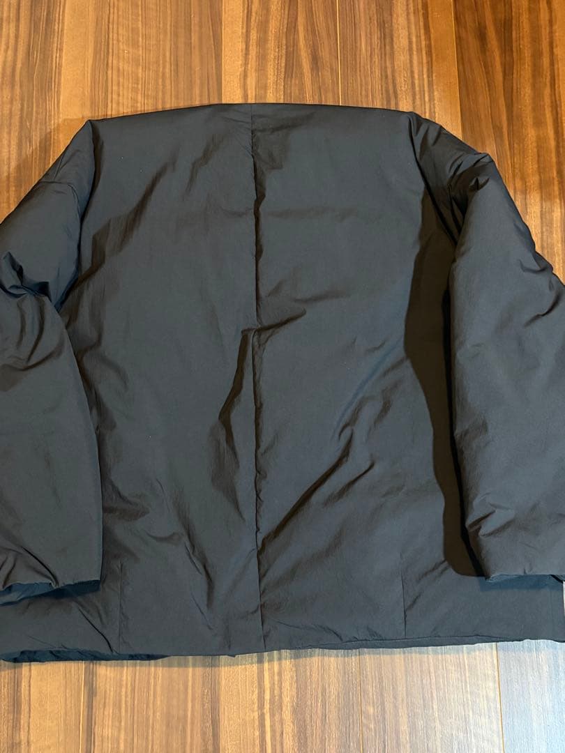 ステッチレス ノーカラー ダウンコート -撥水-