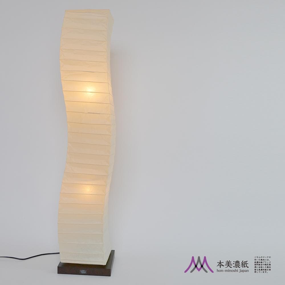 美濃和紙 和風 スタンド型フロアライト warp ワープ 本美濃紙
