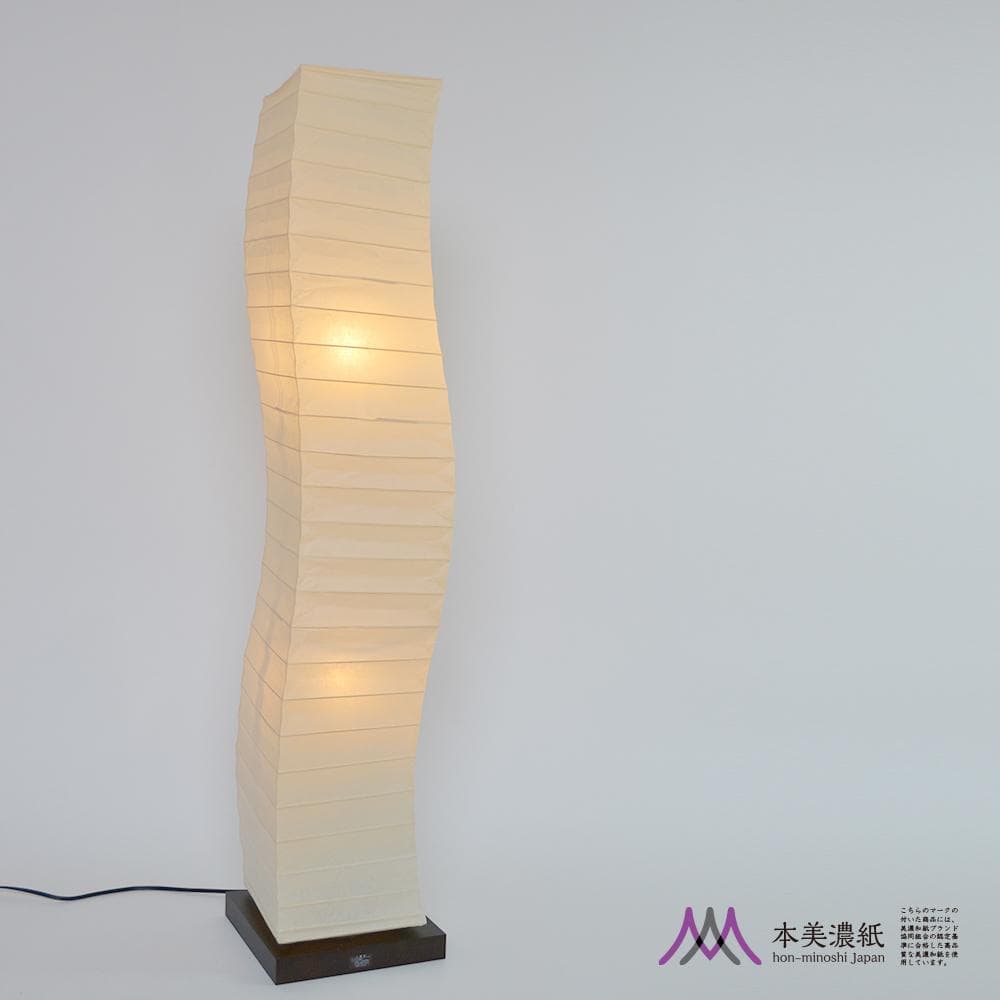 美濃和紙 和風 スタンド型フロアライト warp ワープ 本美濃紙