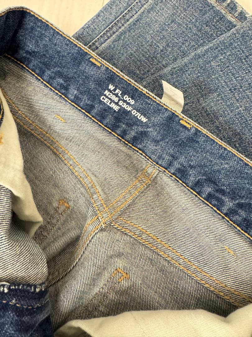CELINE N° 009 デニムパンツ ライトブルー