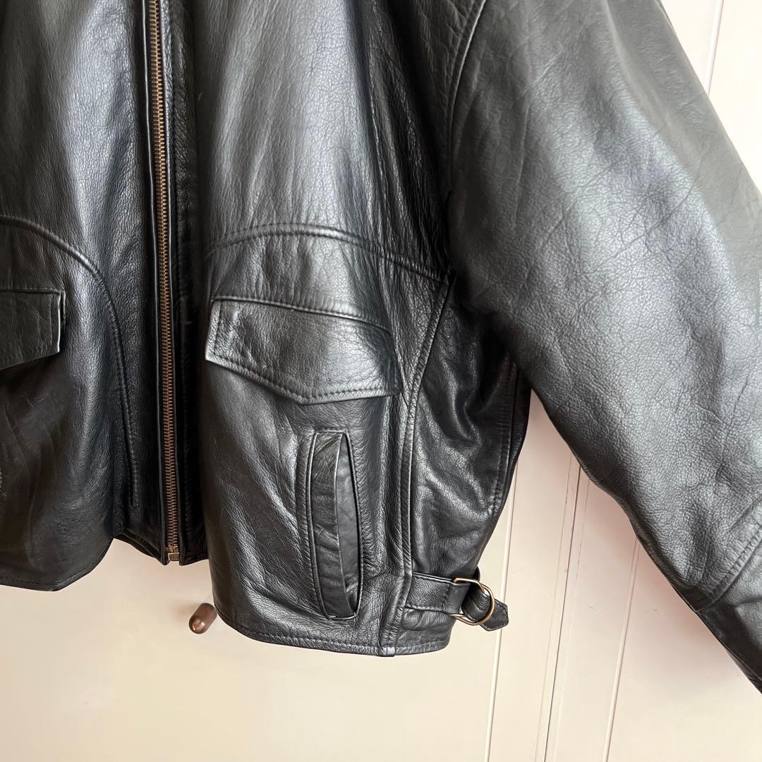 おっとこどっこさー様 90s Euro Vintage ビッグ レザージャケット