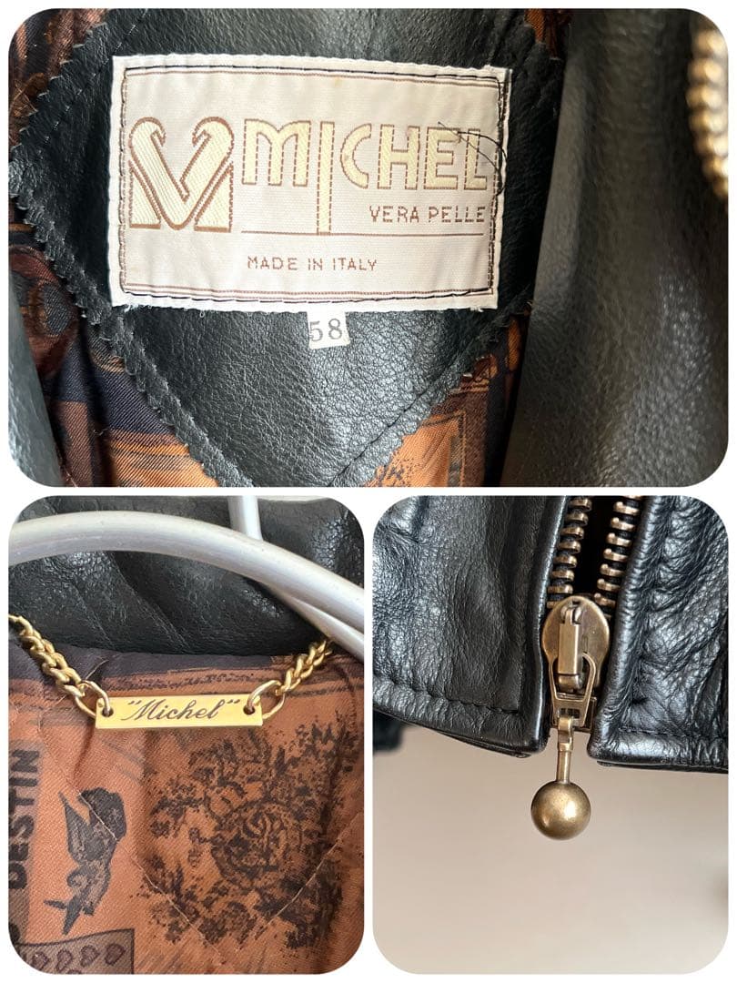 おっとこどっこさー様 90s Euro Vintage ビッグ レザージャケット