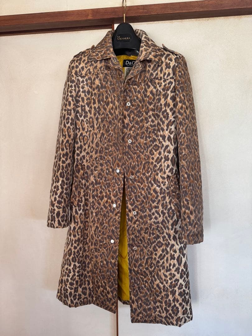 D&G DOLCE&GABBANA ヒョウ柄ロングコート 期間限定値下げセール！