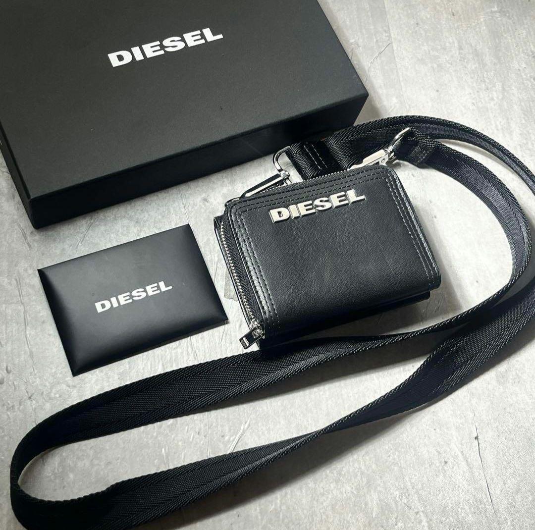 小物 diesel leather wallet 2way shoulder bag