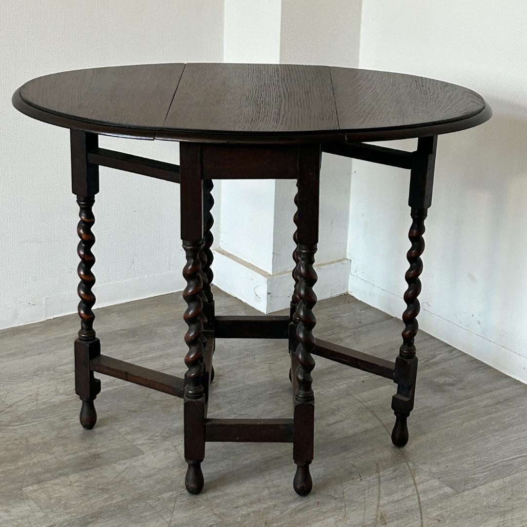 イギリス アンティーク家具 ゲートレッグテーブル 1930年頃 852A