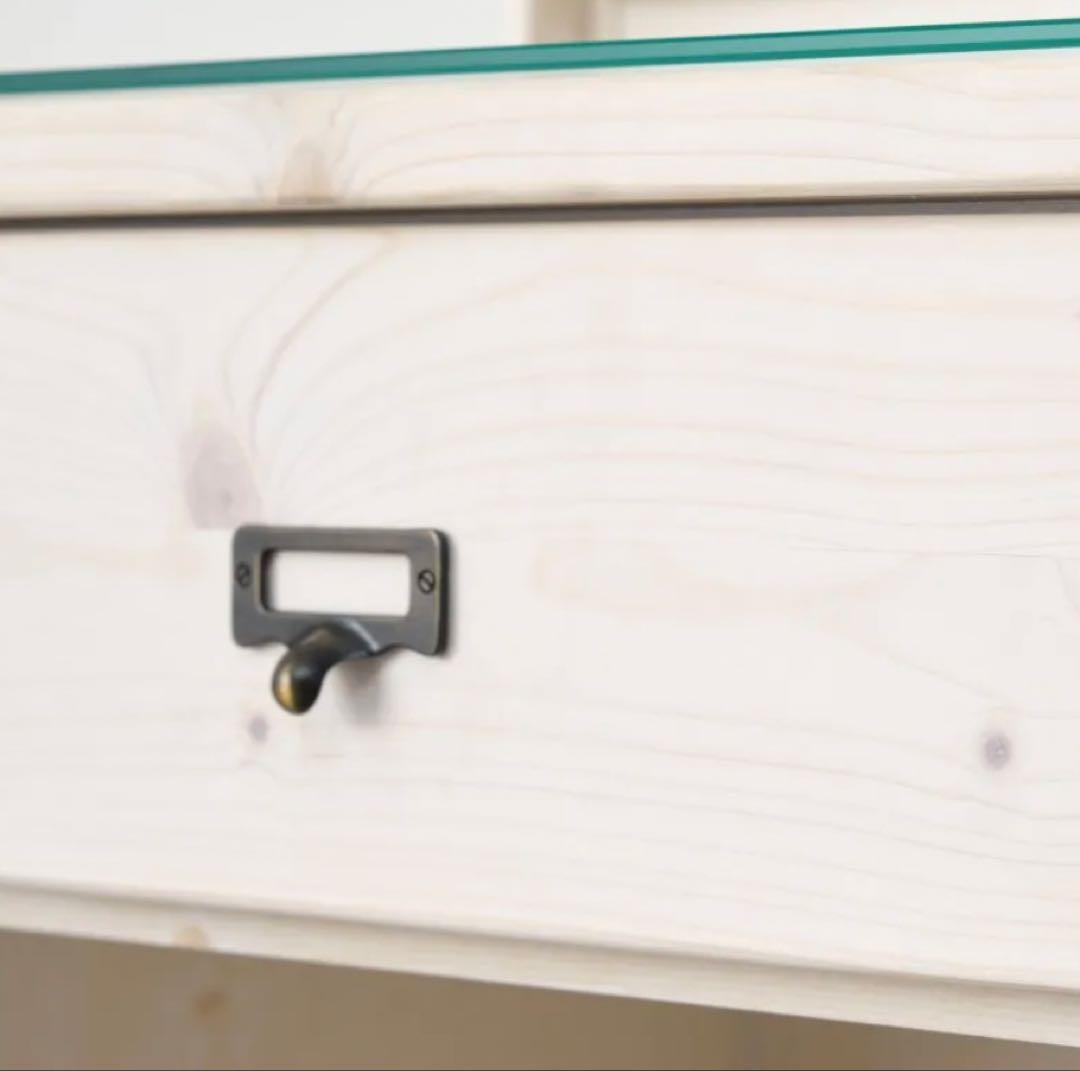 ★三面鏡ドレッサー 鏡裏収納、木製