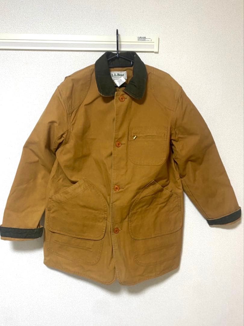 USA製 L.L.Bean ハンティングジャケット L ヴィンテージ ダック地