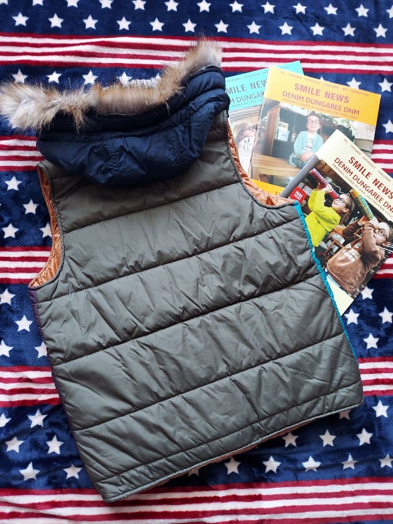 ♡専用♡ デニム&ダンガリー ショルダーバッグ・ベスト2点おまとめ