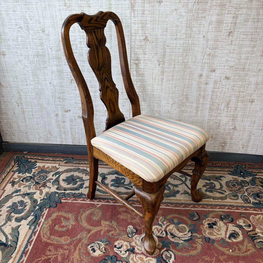 USA製 オリバーアメリカ レッドオーク材 ベントウッドチェア アームレスチェア