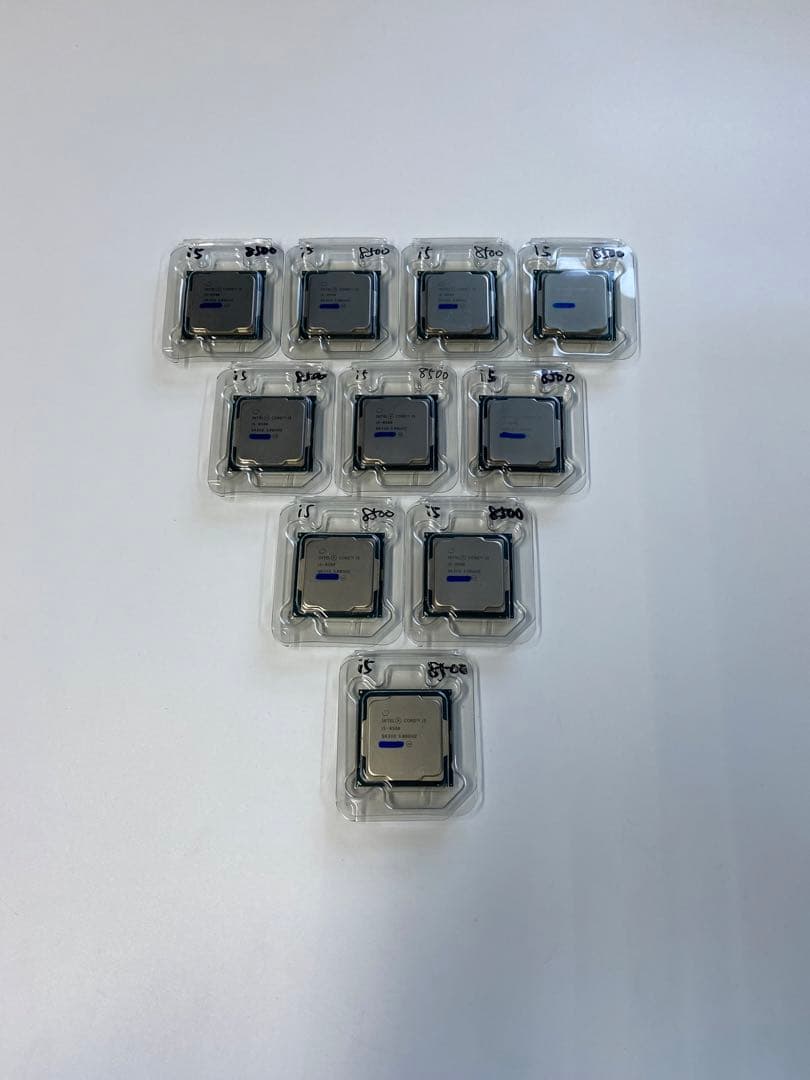 CPU INTEL CORE i5-8500 SR3XE 10枚 ジャンク