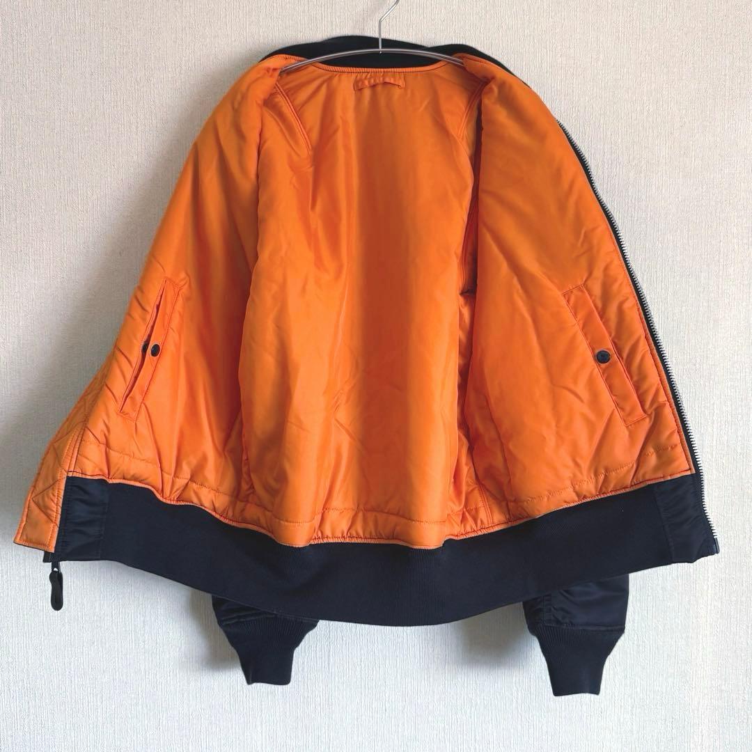 【美品】バンダイ　MA1フライトジャケット　機動戦士ガンダム　アルファコラボ　L