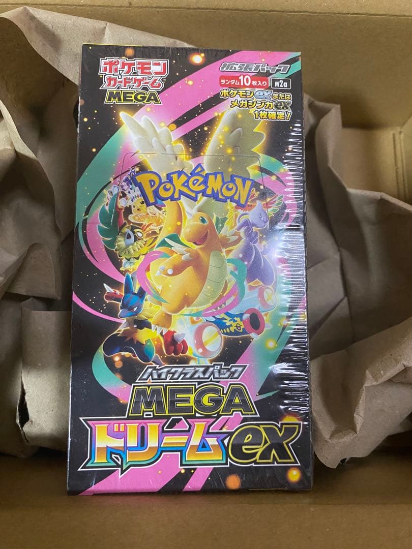 ポケモンカード　MEGAドリームex シュリンク付き未開封ボックス