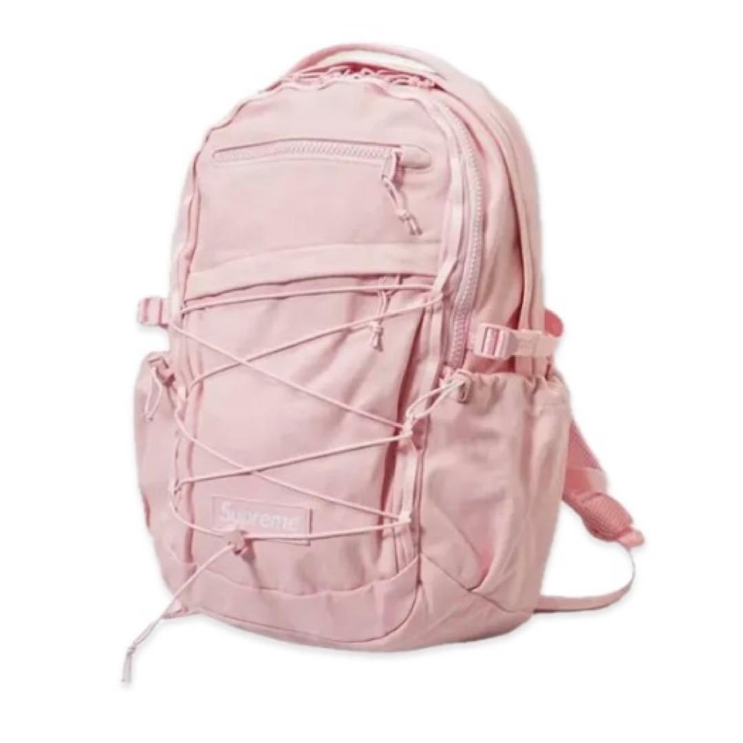 Supreme 25SS バックパック ライトピンク