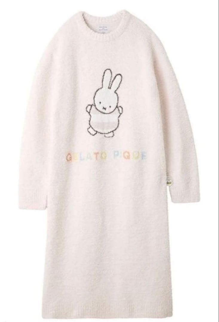 新品未使用【Dick Bruna】ベビモコジャガードワンピース ミッフィ
