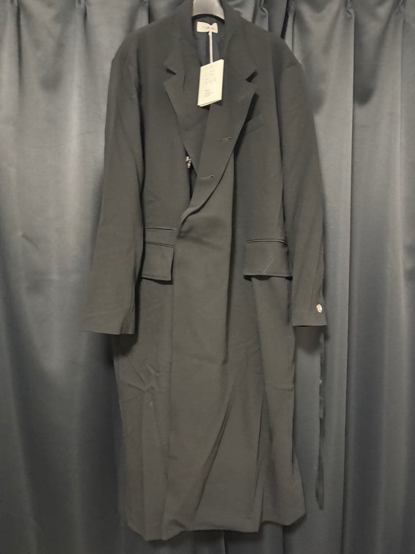 【定価198,000円】ベッドフォード•オーバーコート•サイズ1•ブラック