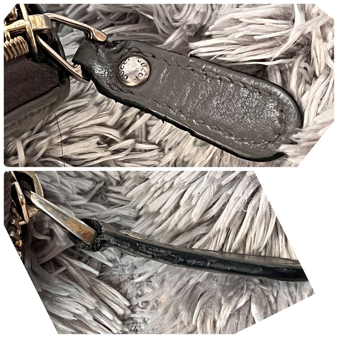 GUCCI マイクロシマ　ラウンドファスナー　グレー　長財布　メンズ　レディース