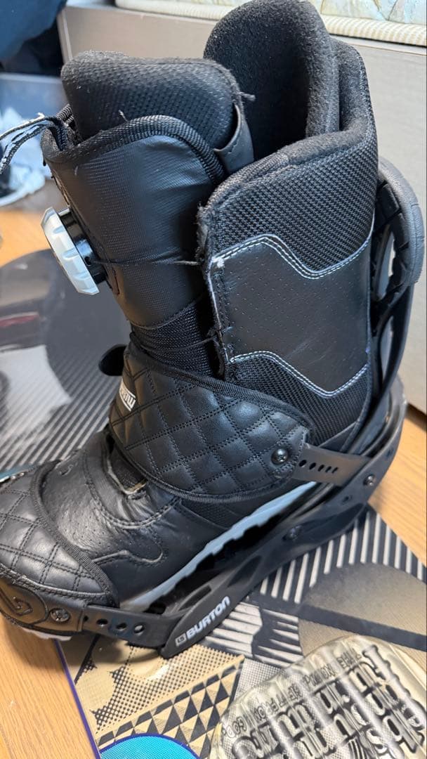 【BURTON】スノーボード3点セット ボード、バインディング、ブーツ