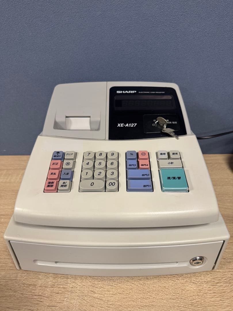 SHARP シャープ　レジスター　業務用レジ　XE-A127