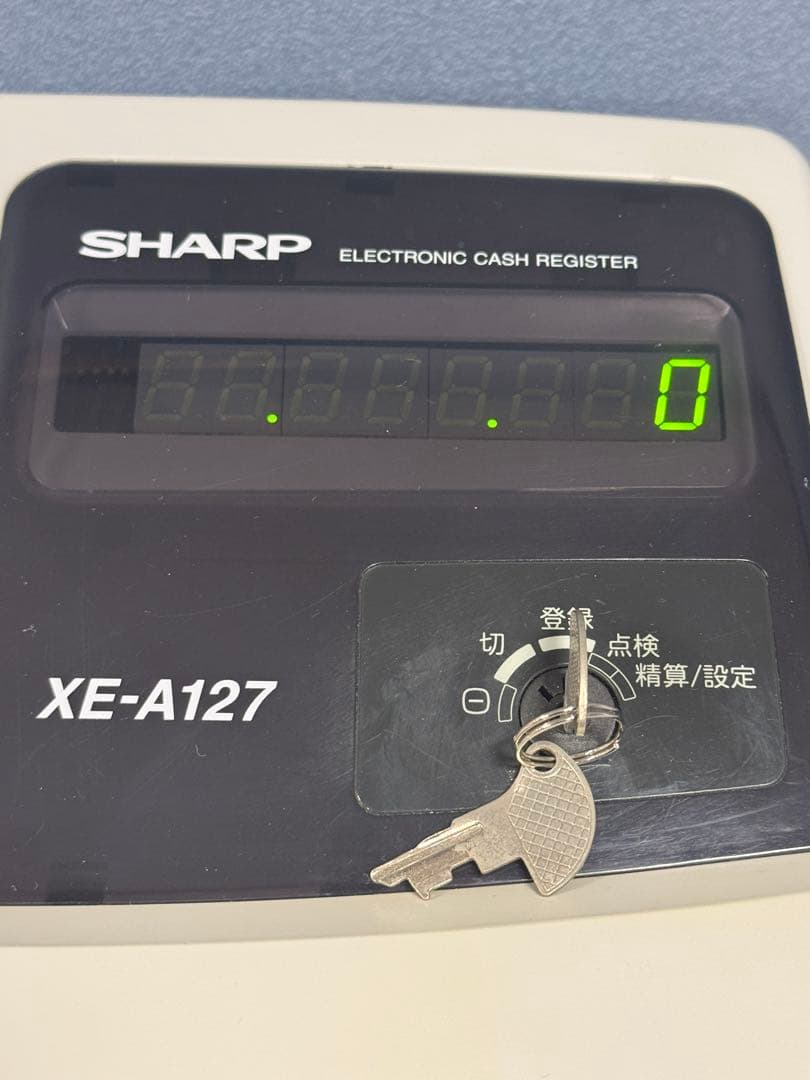SHARP シャープ　レジスター　業務用レジ　XE-A127