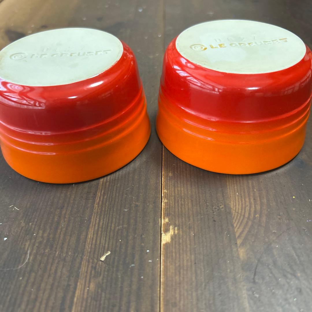 ル・クルーゼ　オーバル30㎝2枚　アップル　ココット　スプーンレスト　6点　廃盤