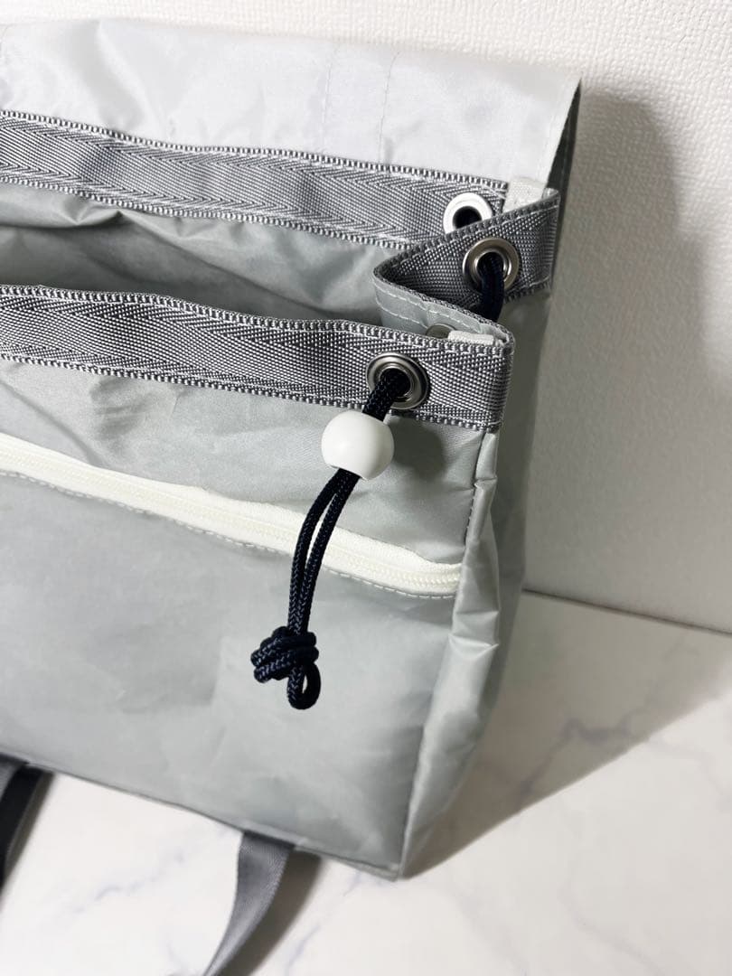 アキコJIB スクエア リュックバッグ セイルクロスバッグ 軽量 クジラ