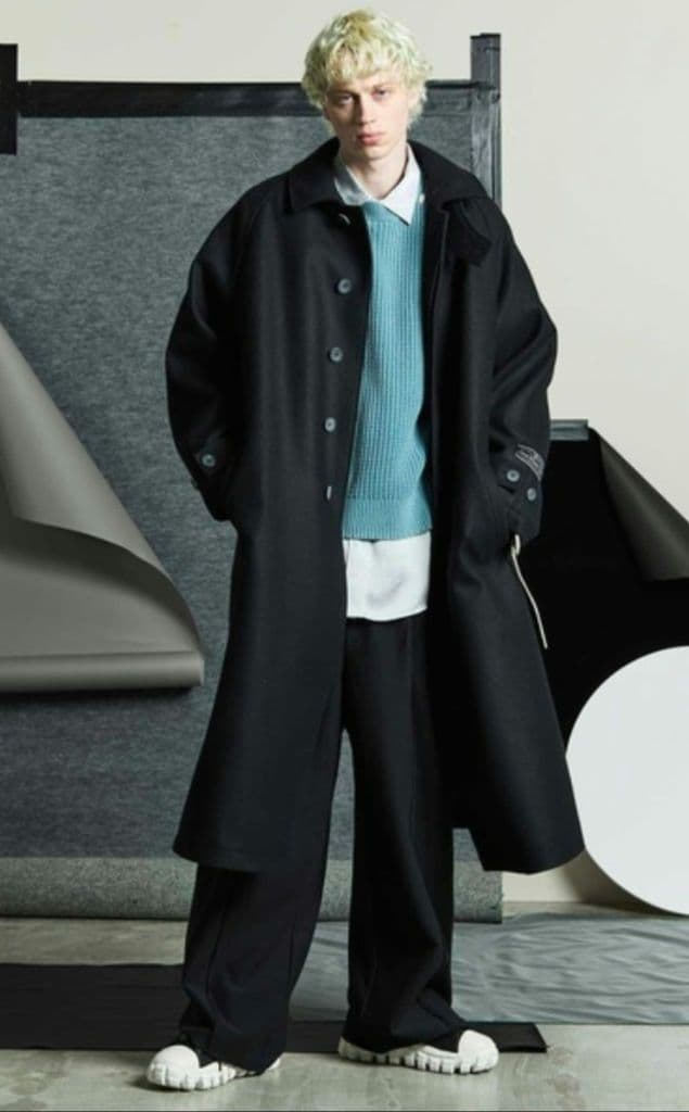 2024購入Super140s プライムオーバーメルトンバルマカンコートサイズ2