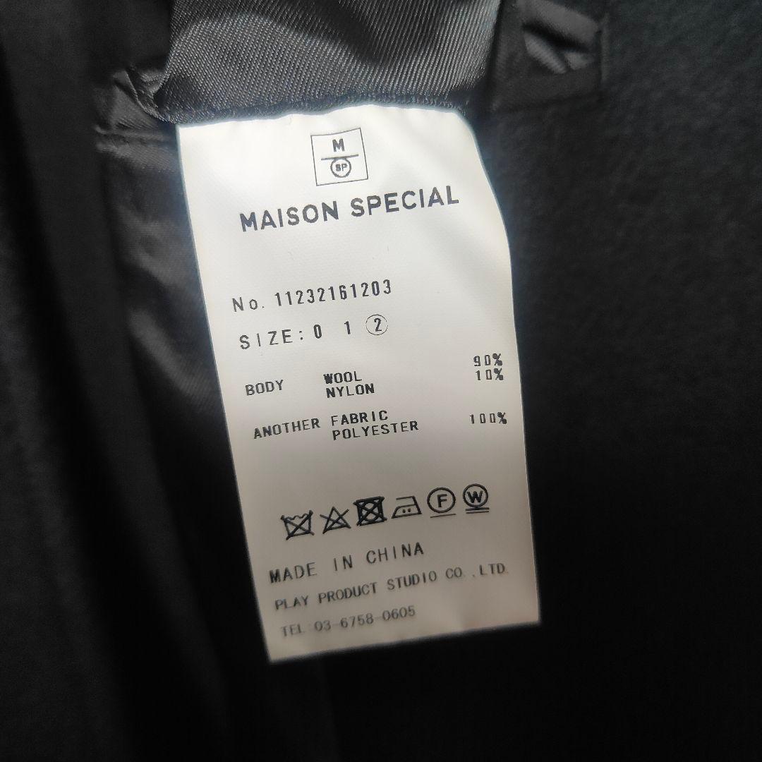 2024購入Super140s プライムオーバーメルトンバルマカンコートサイズ2