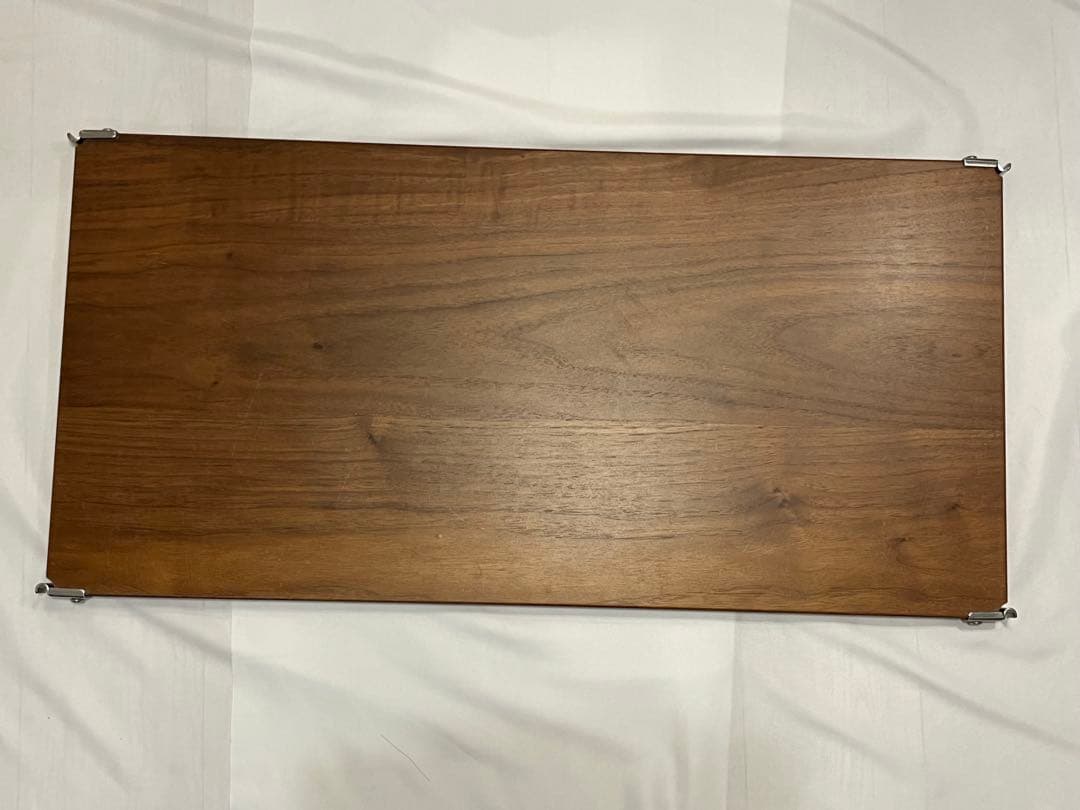 【MUJI】ステンレスユニットシェルフ　ウォールナット材84ｃｍタイプ用　3枚