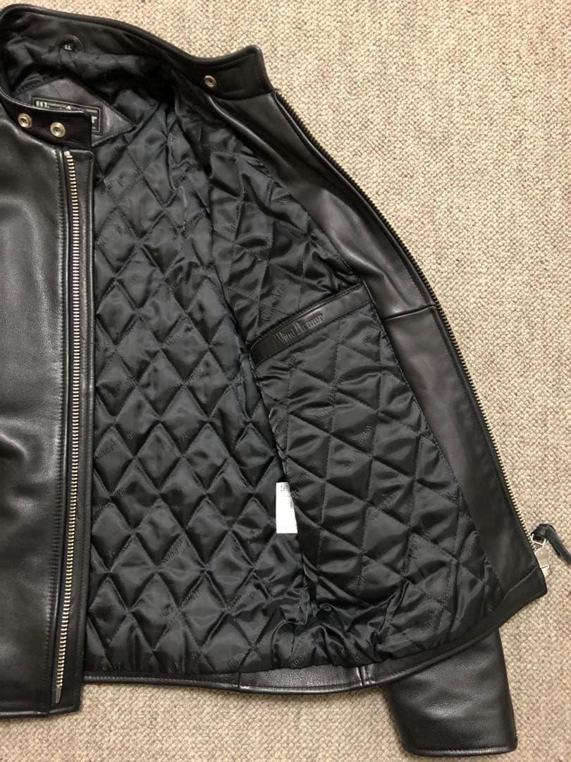 【美品】シングル ライダース ジャケット　L Lサイズ