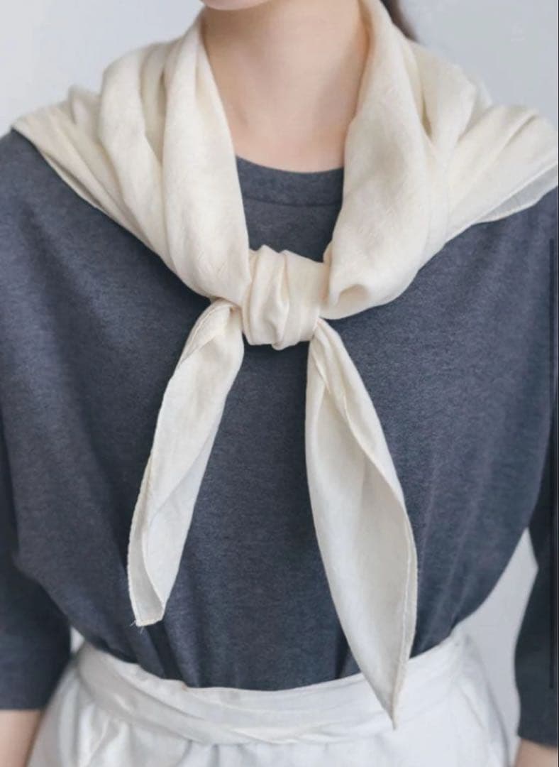 小物 Yoli Silk cotton khadi scarf