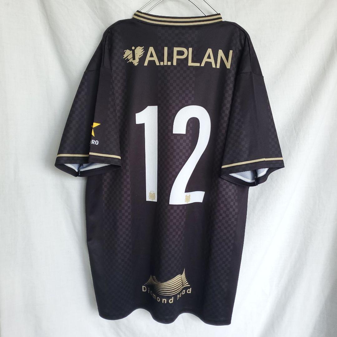 コンサドーレ札幌 サッカー プラシャツ 半袖 黒金