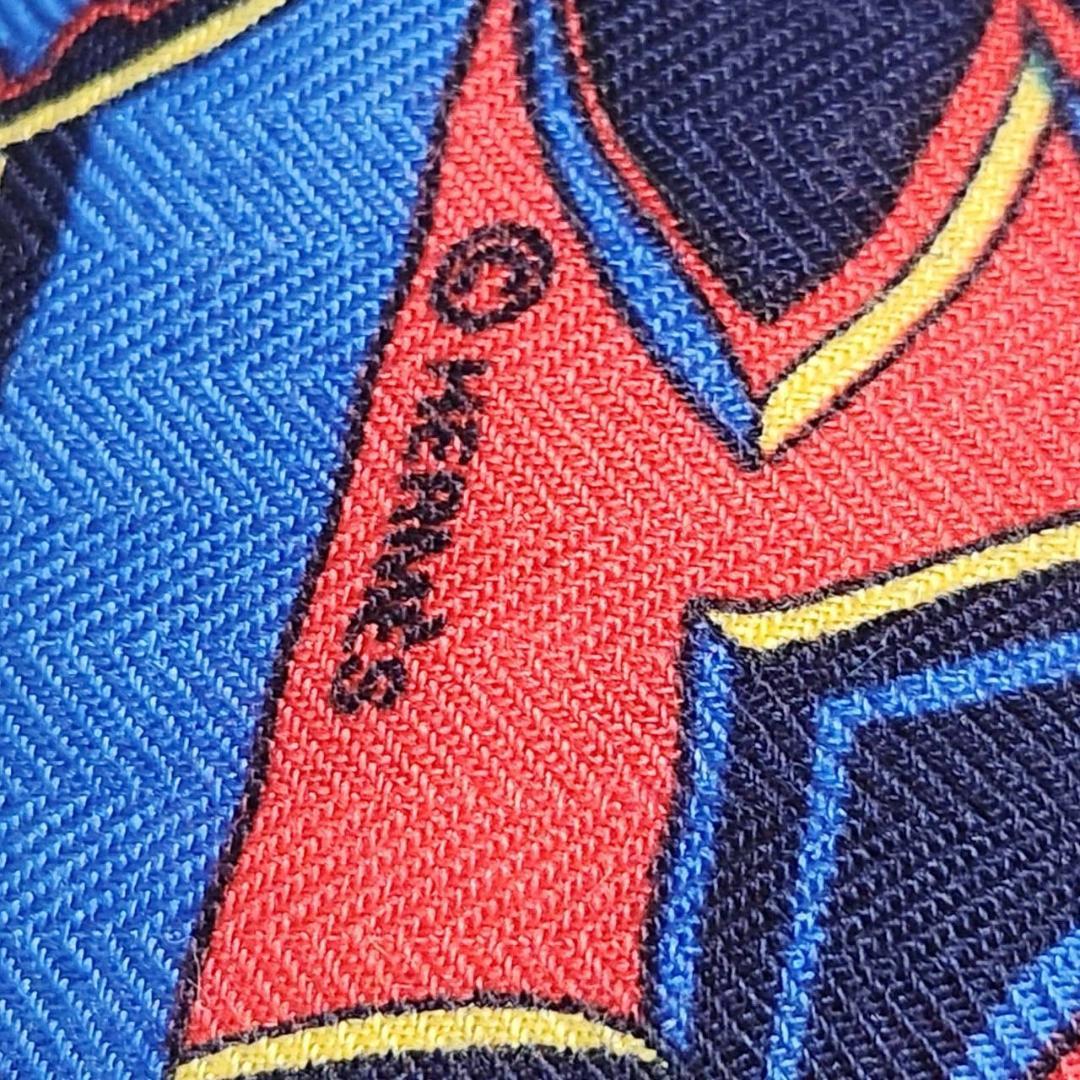 エルメス カシシル ストール 116×130 大判スカーフ カシミヤシルク 花柄