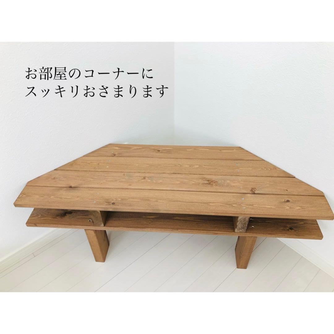 No.2 テレビボード／コーナー用／レコーダー収納あり／送料無料！