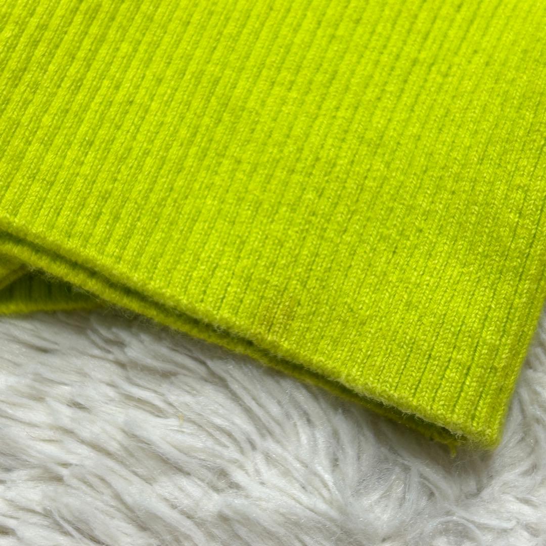 CABaN キャバン コットンカシミヤ カーディガン バイカラー L