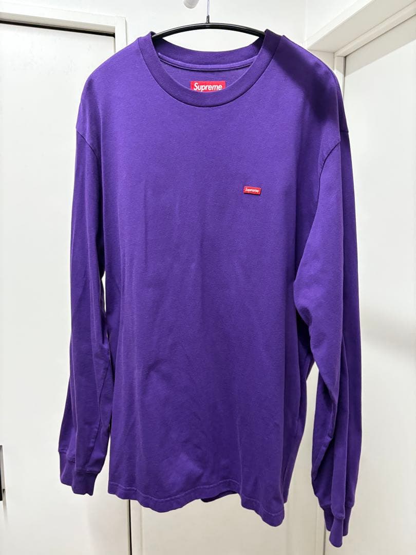 トップス Supreme 24FW Small Box L/S Tee Purple