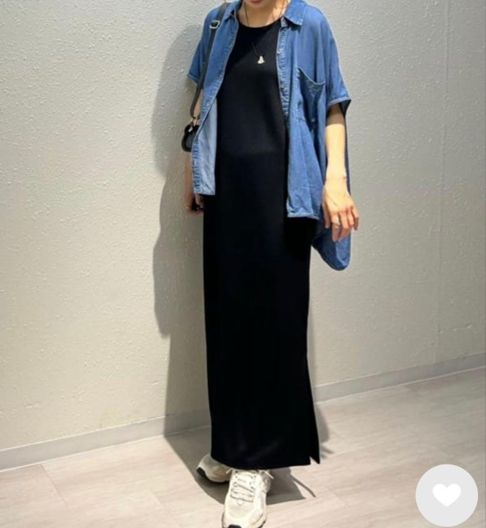 DOUX ARCHIVES ソフトデニムフレンチシャツ　BLUE