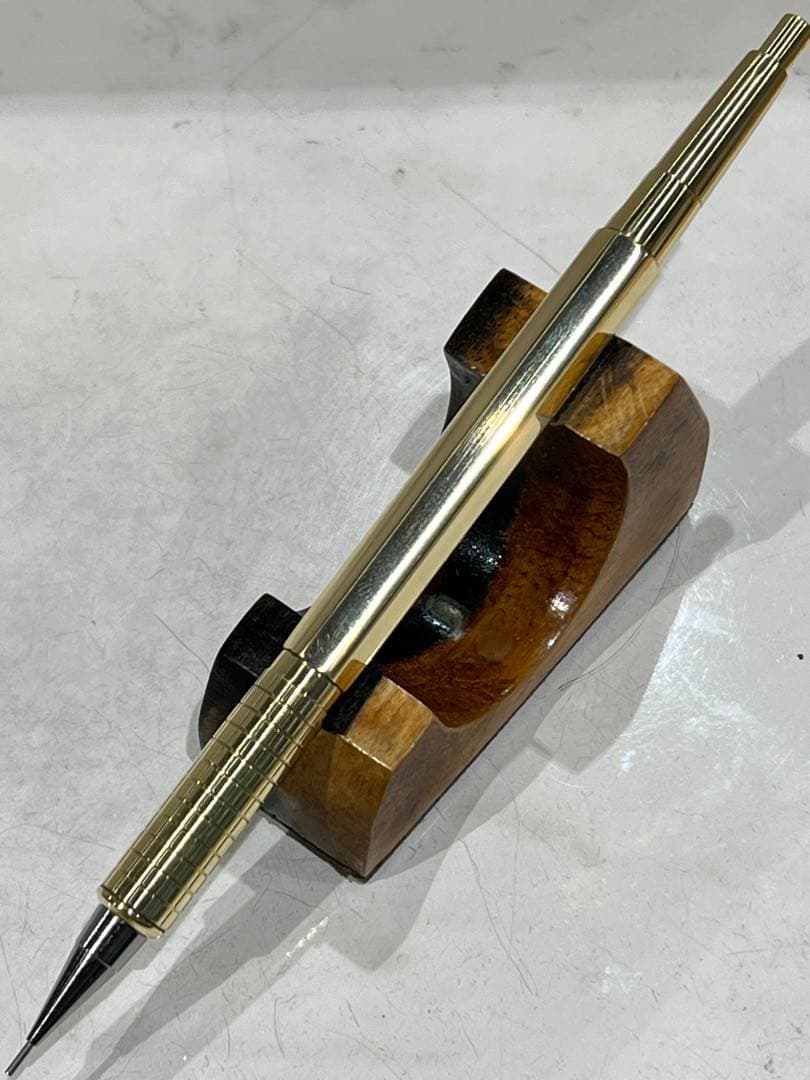 pg5+真鍮6角軸+フル真鍮(硬度表示窓有り、ノックカバー、ノックボタン)