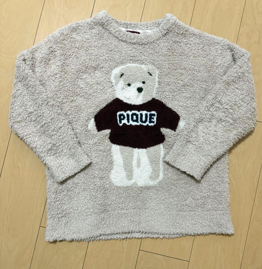 ジェラートピケ クリスマス限定 BEAR ルームウェア パジャマ　上下セット